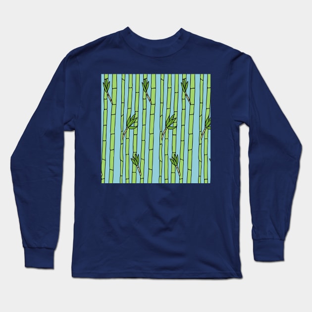 Bamboo Forest Long Sleeve T-Shirt by HLeslie Design